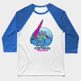 Retro 80s Punk Fortress Maximus Transformer Baseball T-Shirt